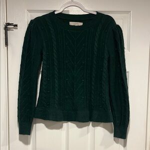 Loft Women's Emerald Green Sweater